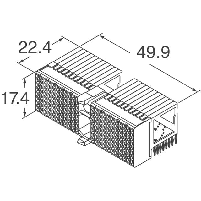 5646486-1 TE Connectivity AMP Connectors  Hard Metric Standard